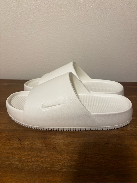 Nike Shoes - Nike All-White Slide Sandals women 11 men 10